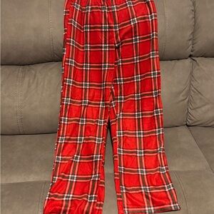 BRAND NEW Red Plaid Sleep Pants
